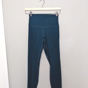 Lululemon Align 25 inch Leggings in Blue Borealis size 4